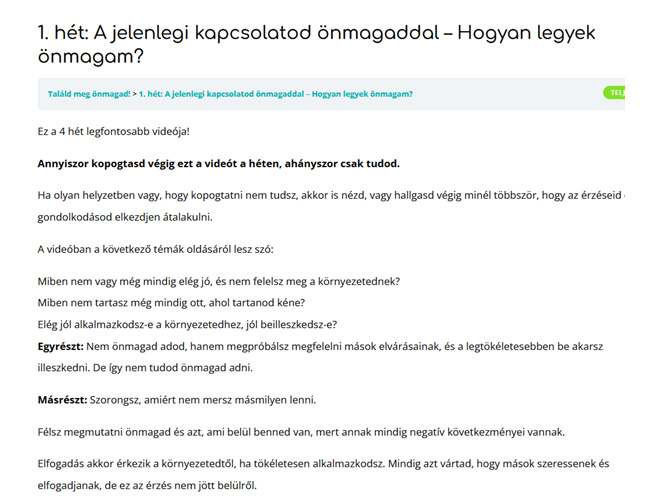 Találd meg önmagad! Program - 4 hetes önismereti tanfolyam - Image 3
